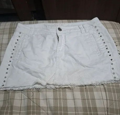 saia jeans branca mob