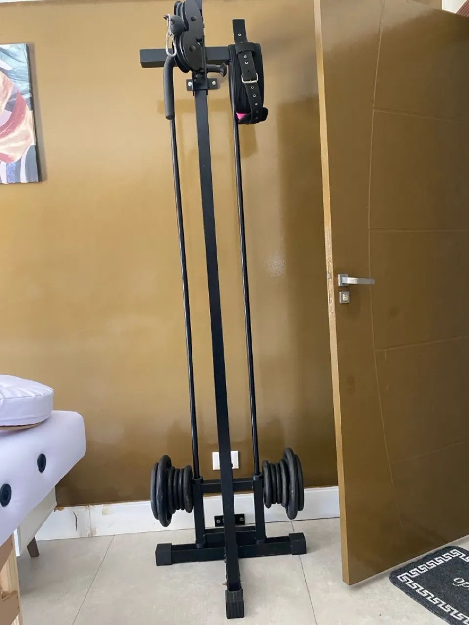 Mono Cross over de musculação para treino em casa
