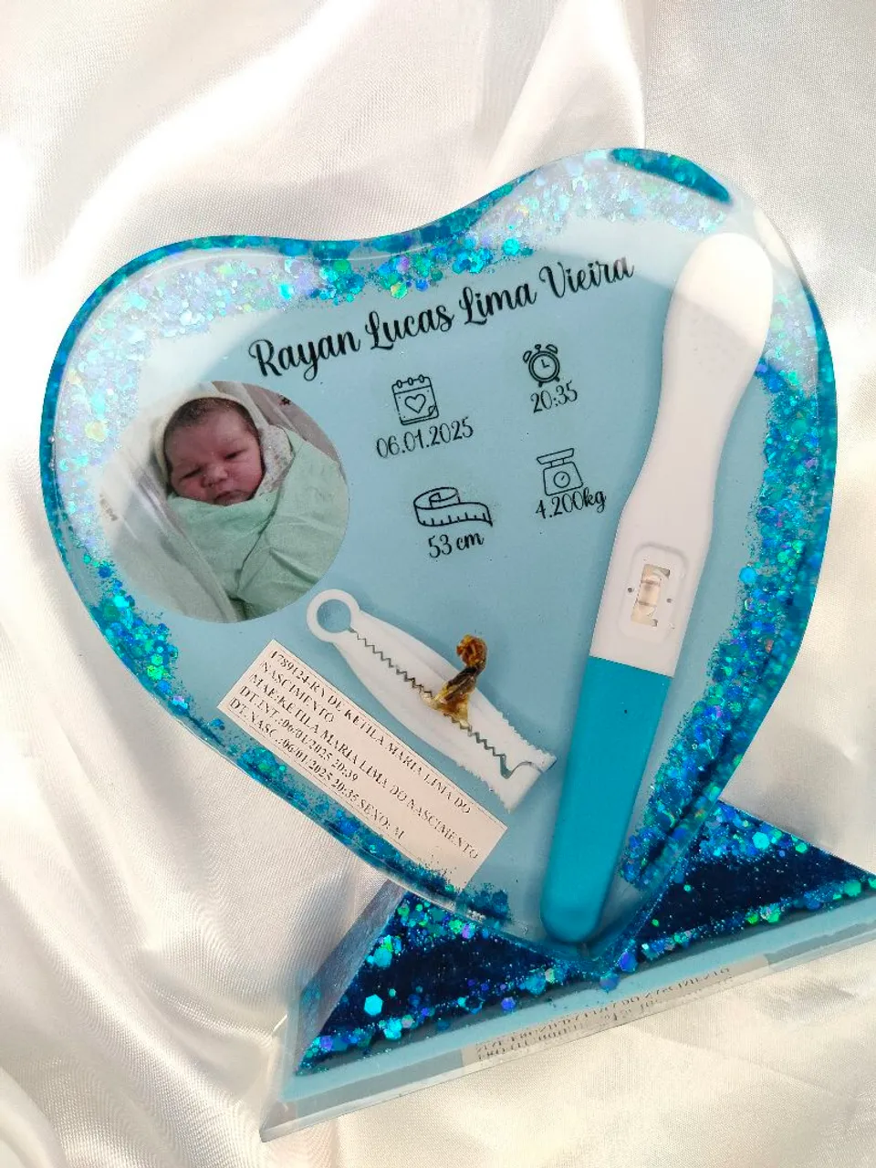 Lembrança de Nascimento Personalizada - Rayan
