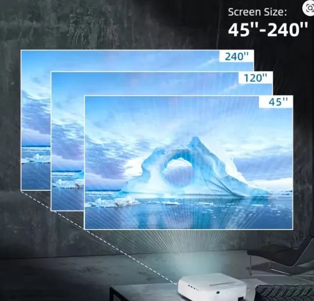 MECOOL KP1 Projetor inteligente Full HD 1080P 700 ANSI lumens - Foto 4