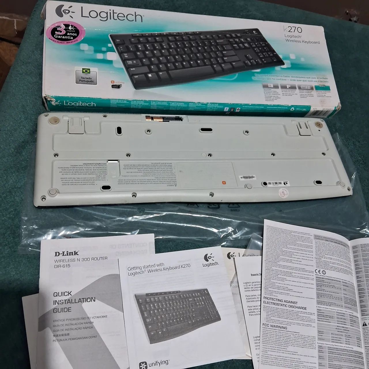 Teclado Sem Fio Logitech K270 - Unboxing