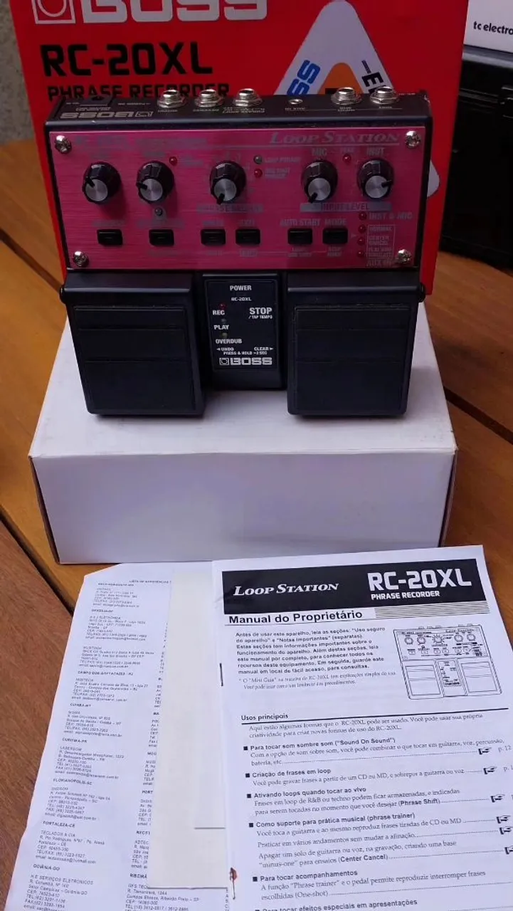 Pedal Loop Station RC20 ( sem trocas)