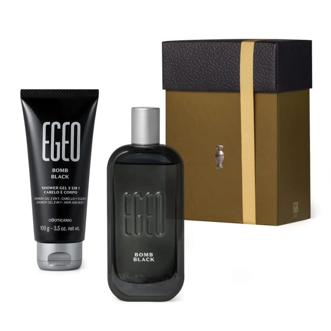 Kit Egeo Bomb Black O Boticário - Foto 3