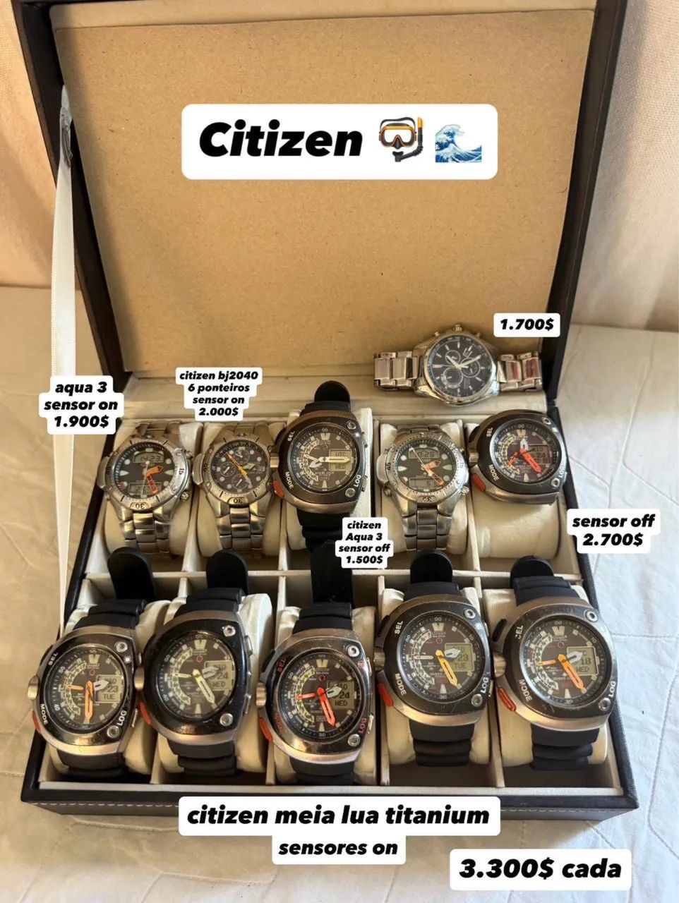 relógio citizen