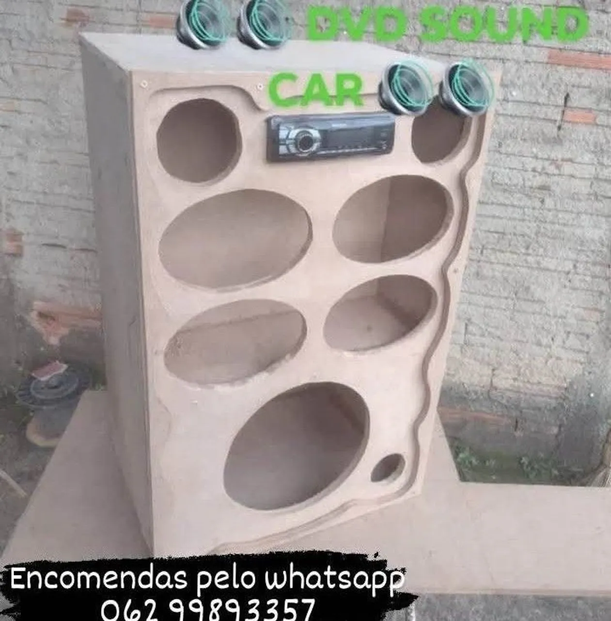 Caixa residencial pra 4 triaxial 2 Twitter 1 grave de 12 polegadas