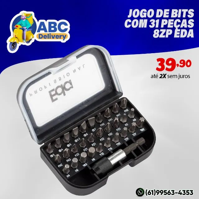 Jogo de Bits Com 31 Peças 8ZP Eda