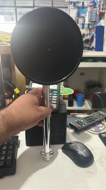 Chuveiro redondo cromado  grande  64640214688897120