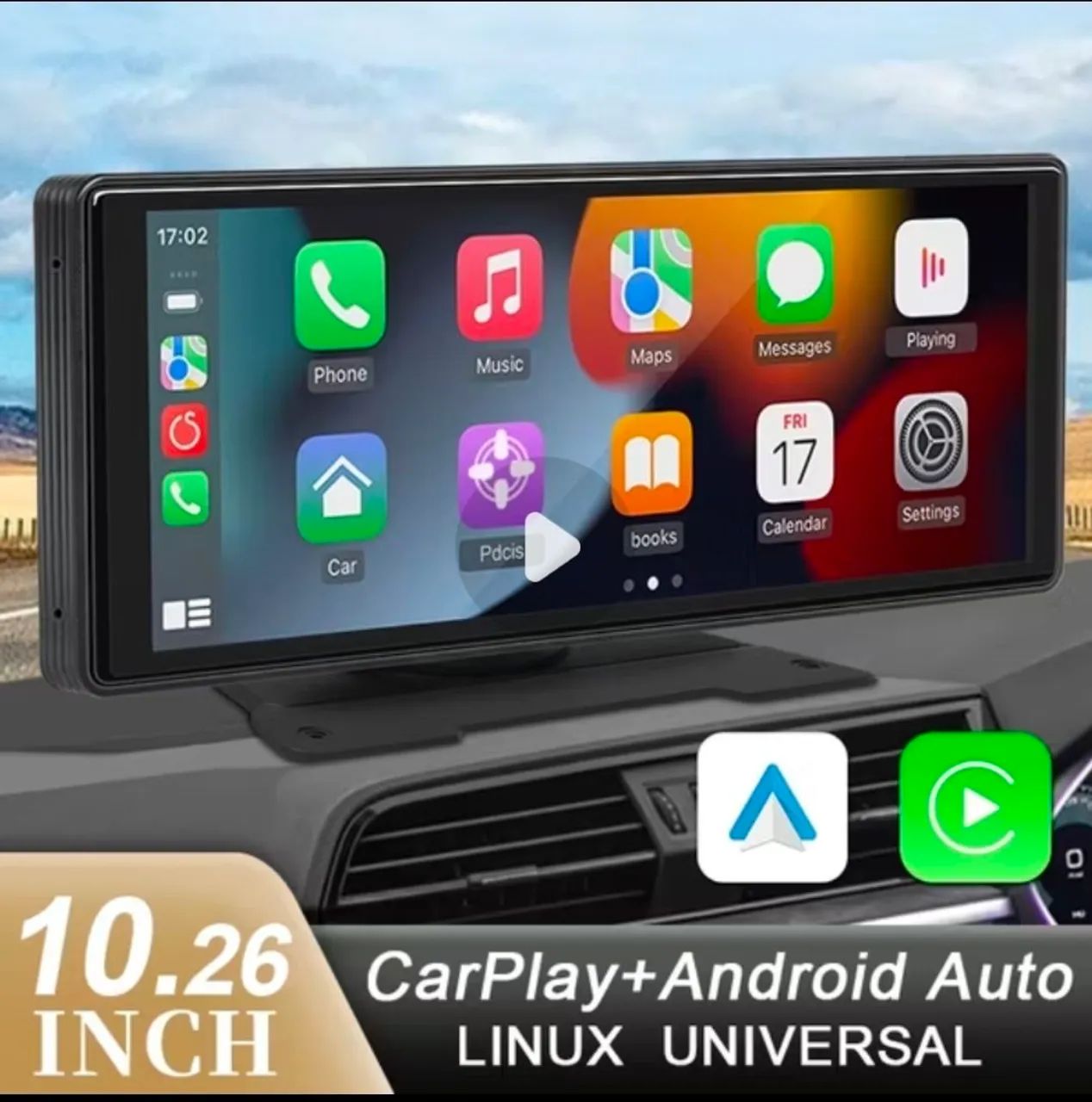 CarPlay Multimidia Central para Carro