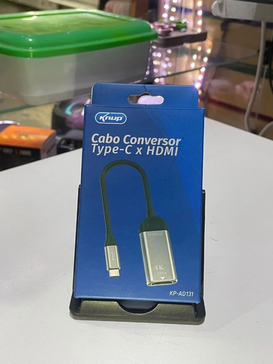 Cabo Conversor Type-C x HDMI 4K 30Hz Knup