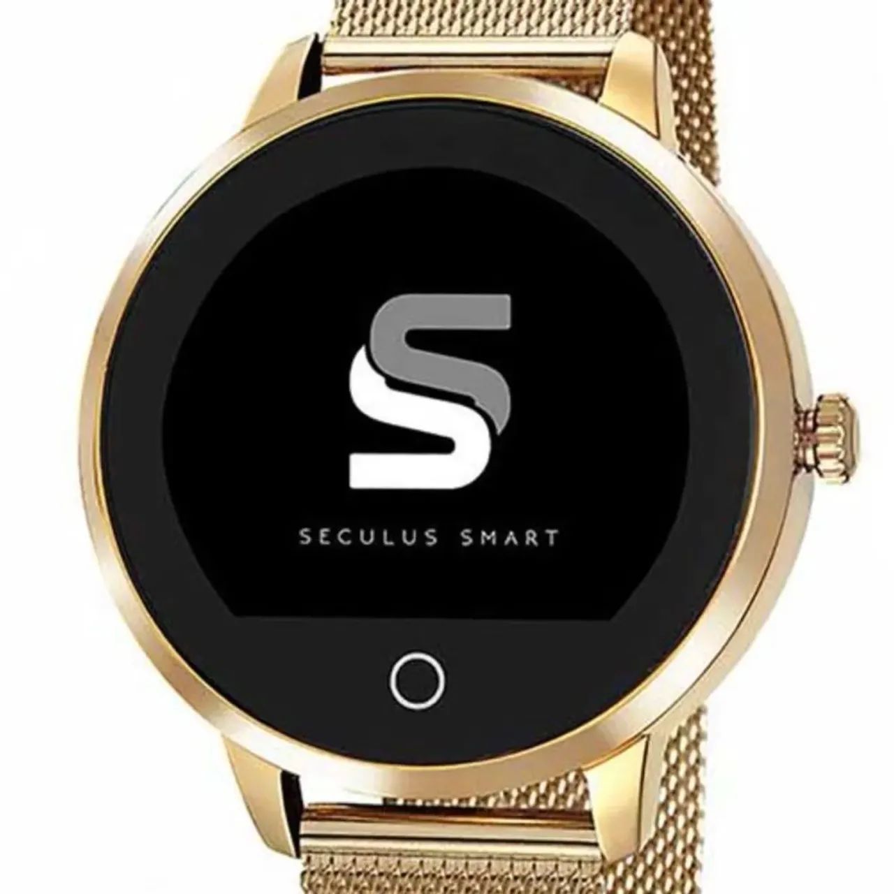  Smartwatch Dourada - Foto 2