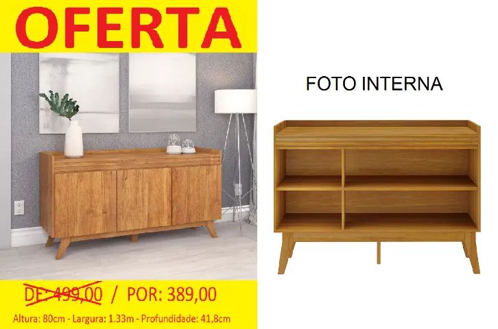 Aparador a pronta entrega 