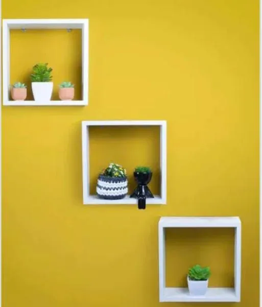 Conjunto de 3 Prateleiras Decorativas para Parede