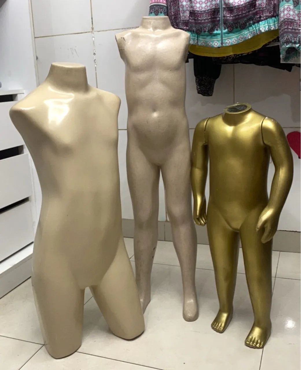 5 Manequins infantis por 100