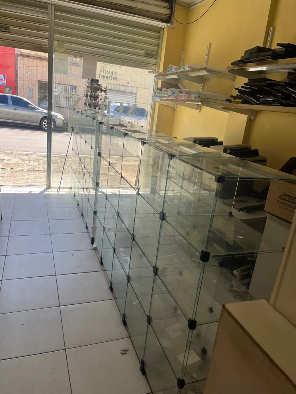 Vitrine de Vidro Modular para Lojas