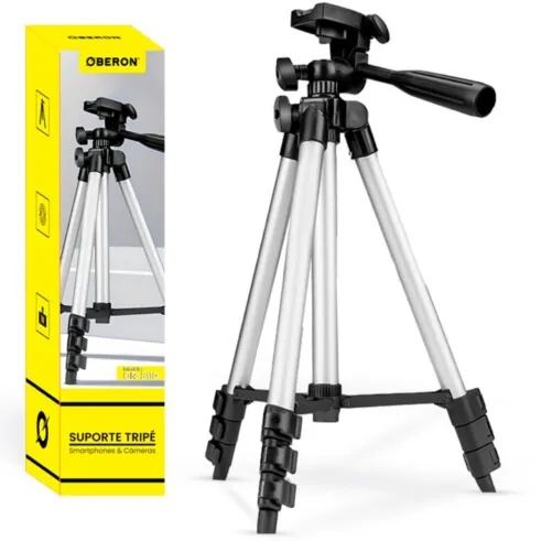 Tripé para Celular e Camera, 33cm a 1m, entregamos