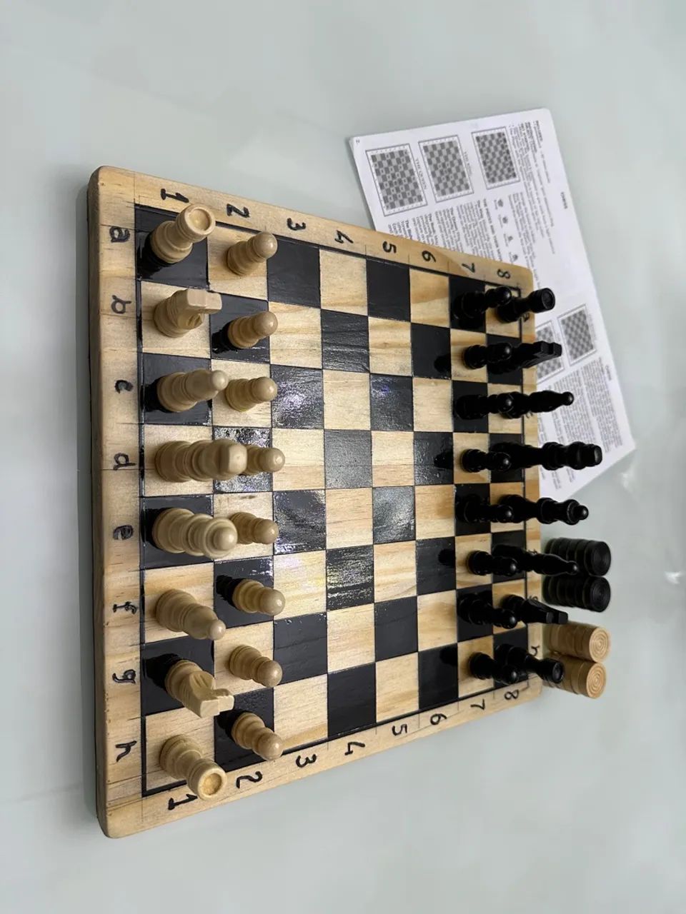 Jogo de Xadrez de Madeira - Foto 5