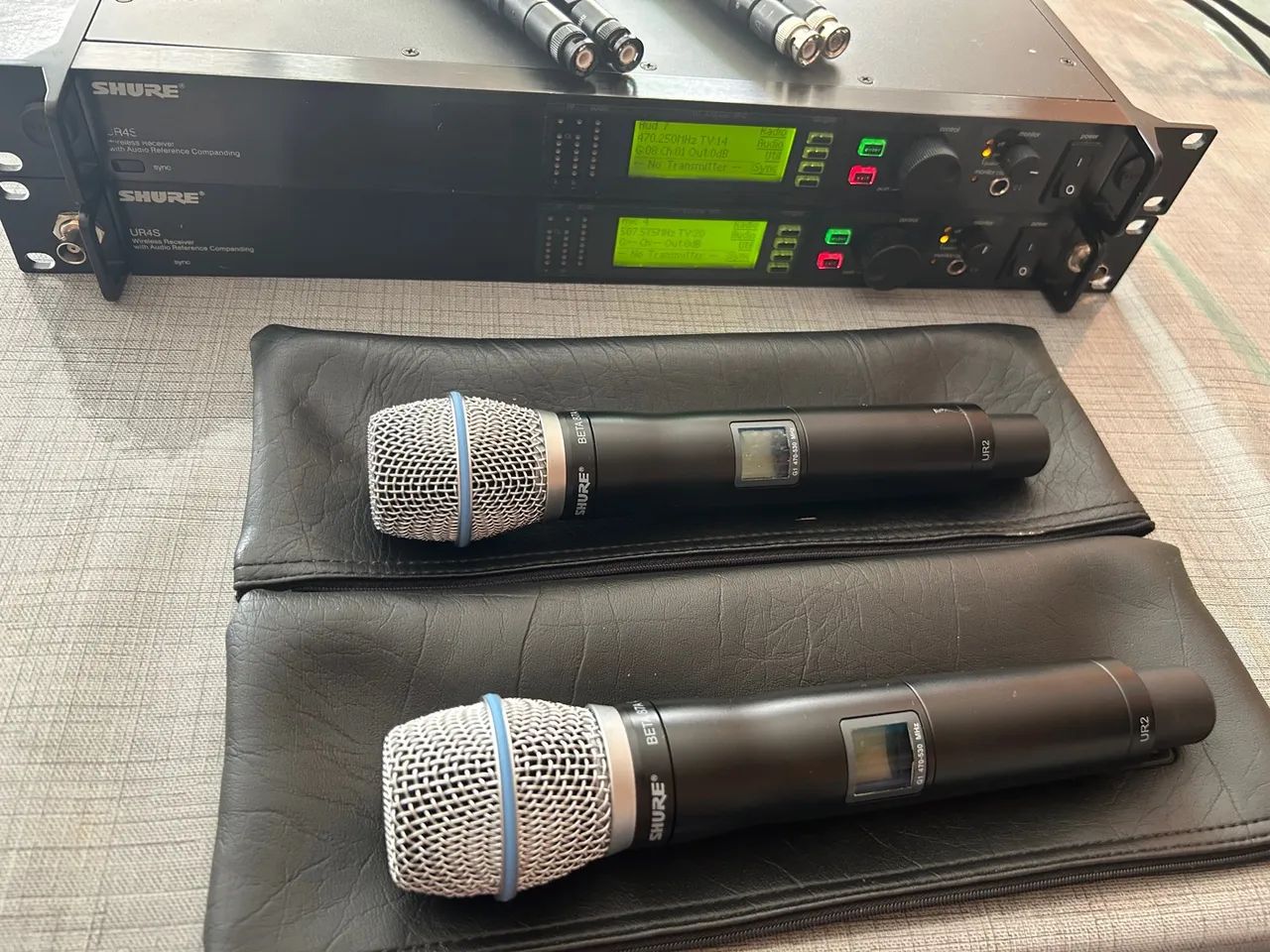 Microphone top sure sem fio UR4S - Foto 4