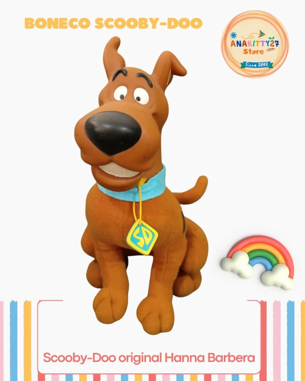 Bonecos Scooby-doo e Salsicha Original - Foto 3