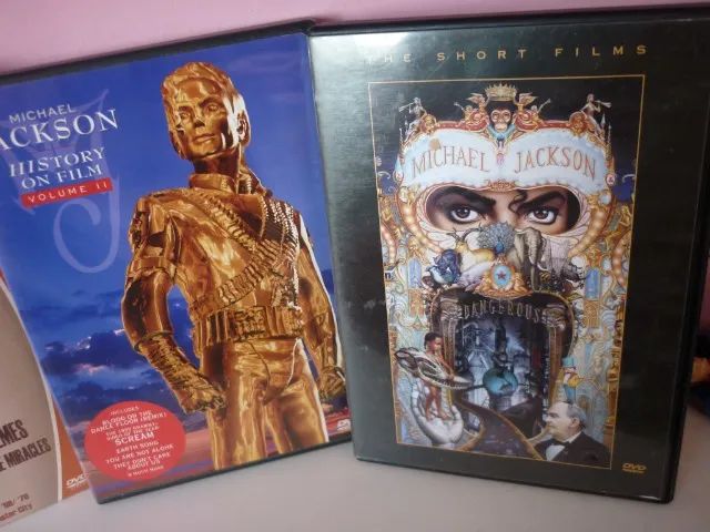Michael jackson dangerous cd importado + coleção DVD history - raro lote - Foto 4