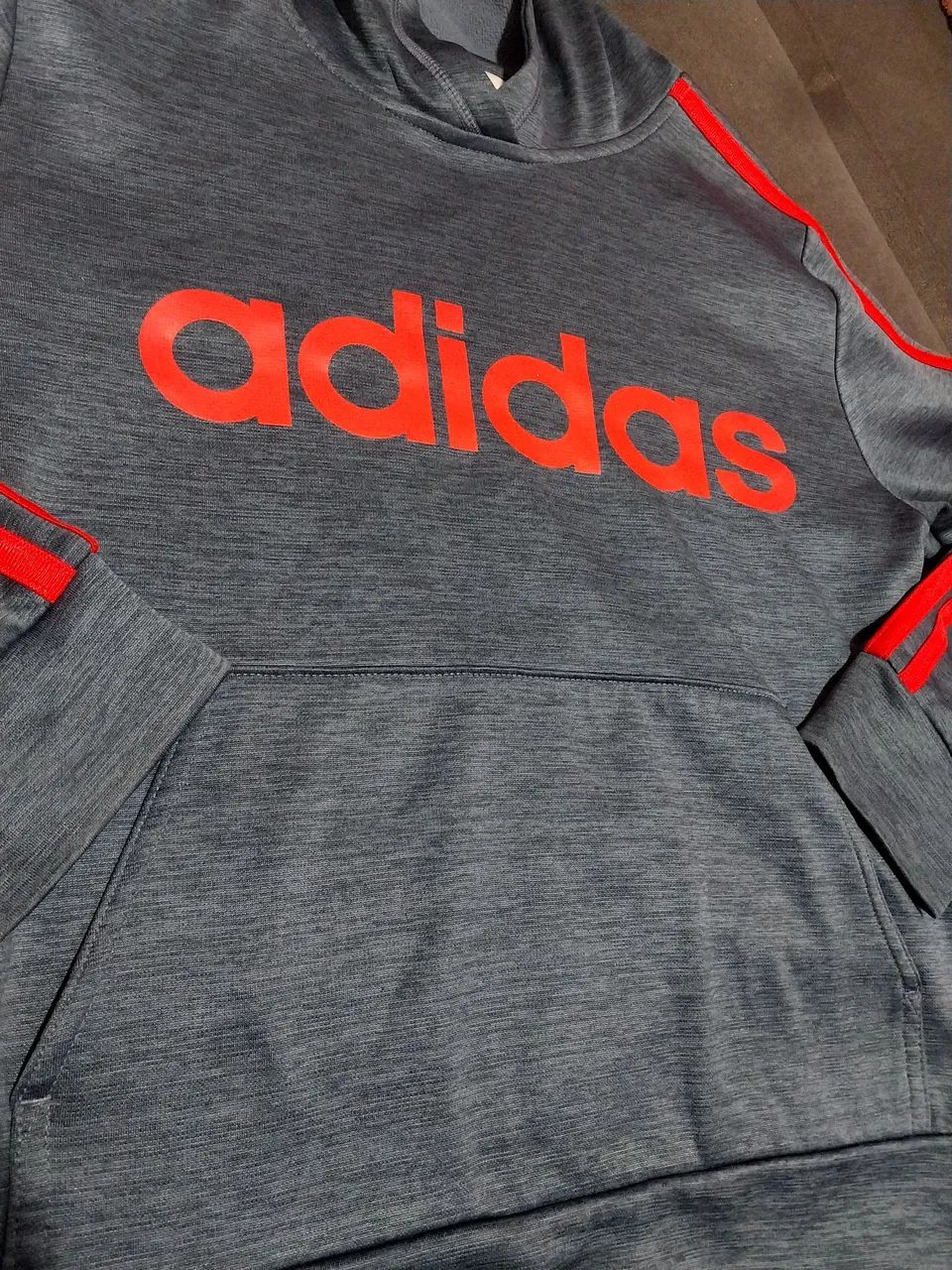 Moletom Adidas Infantil com Capuz - Foto 2