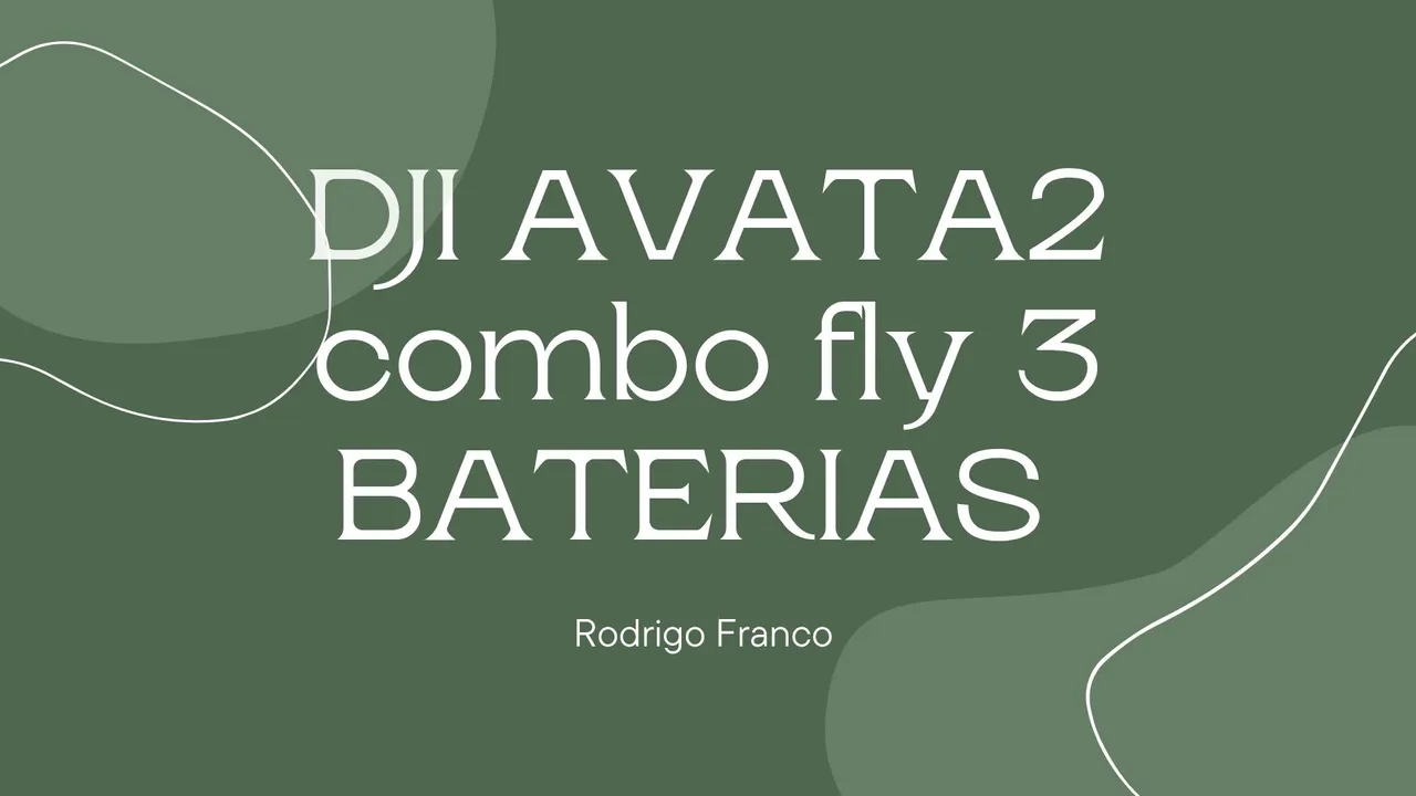DJI Avata 2 Combo Fly 3 Baterias