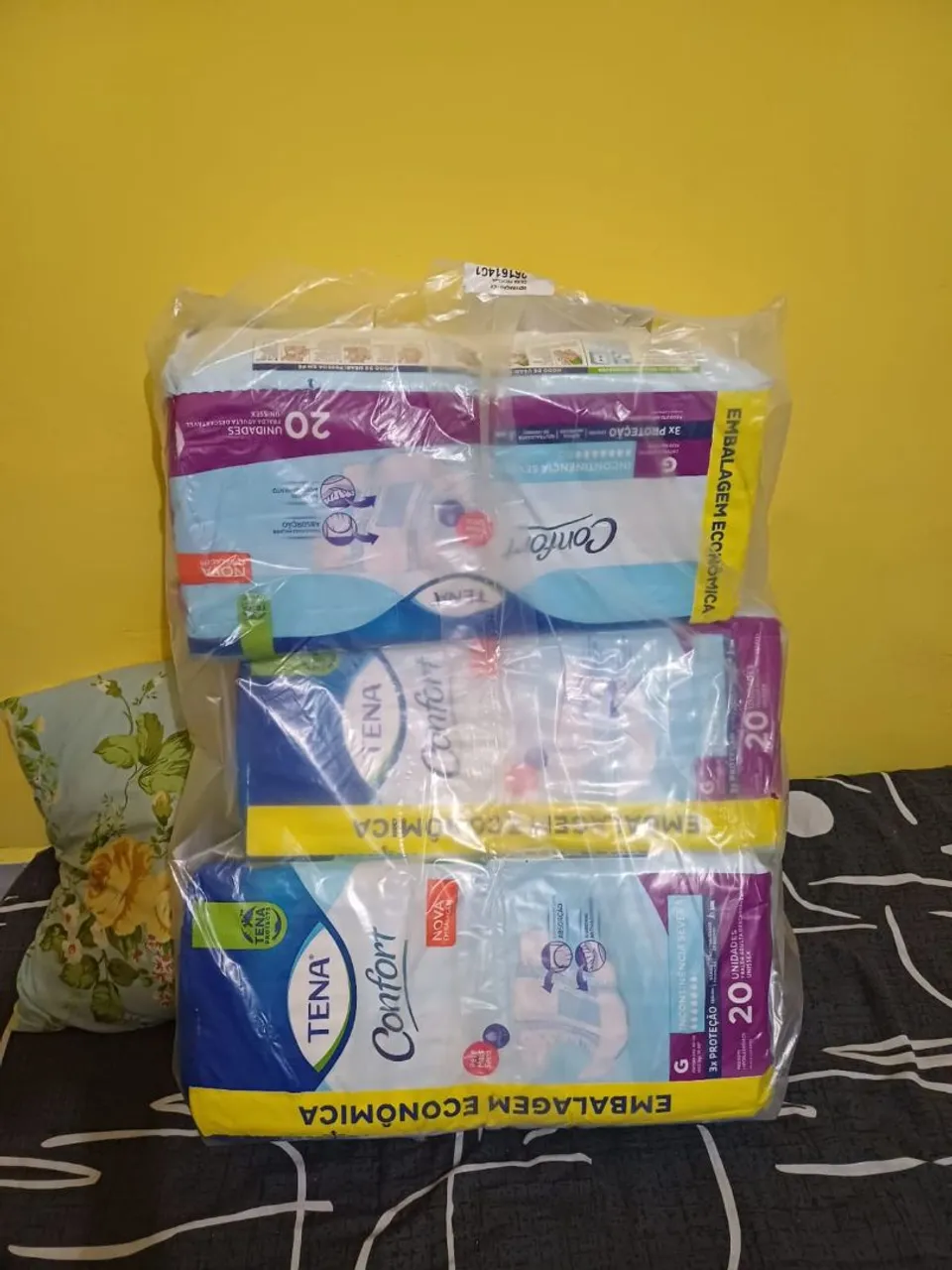 Fraldas TENA Confort G - 20 unidades,, Pomada para Assadura