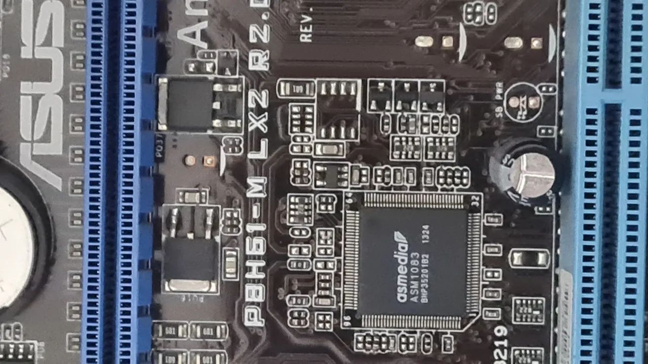 Kit core i5 3 geração i5 3330 2g RAM ddr3  ppaca mãe Asus  - Foto 3