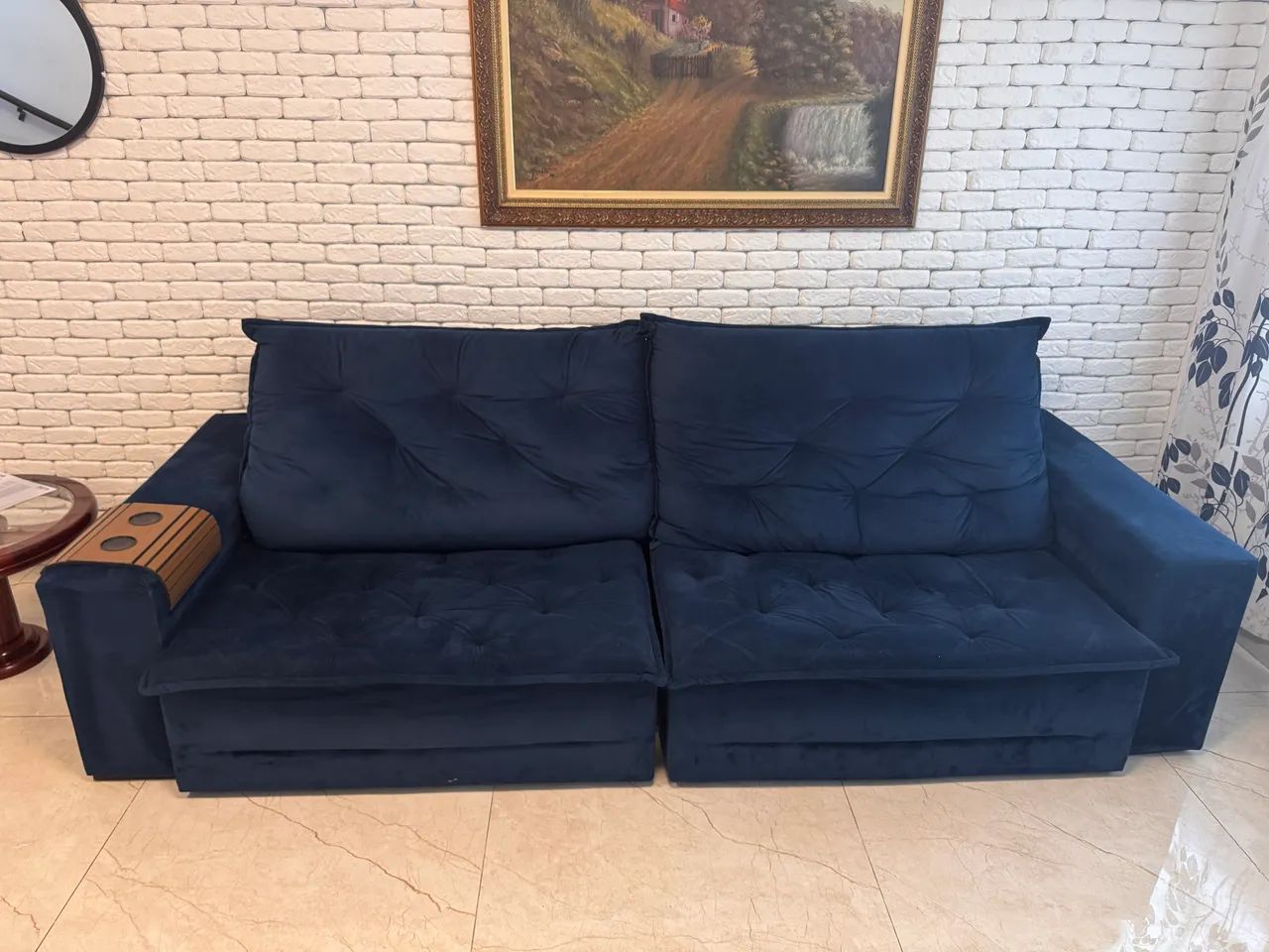 Sofá Retrátil e reclinável de 3 metros64850510945155120