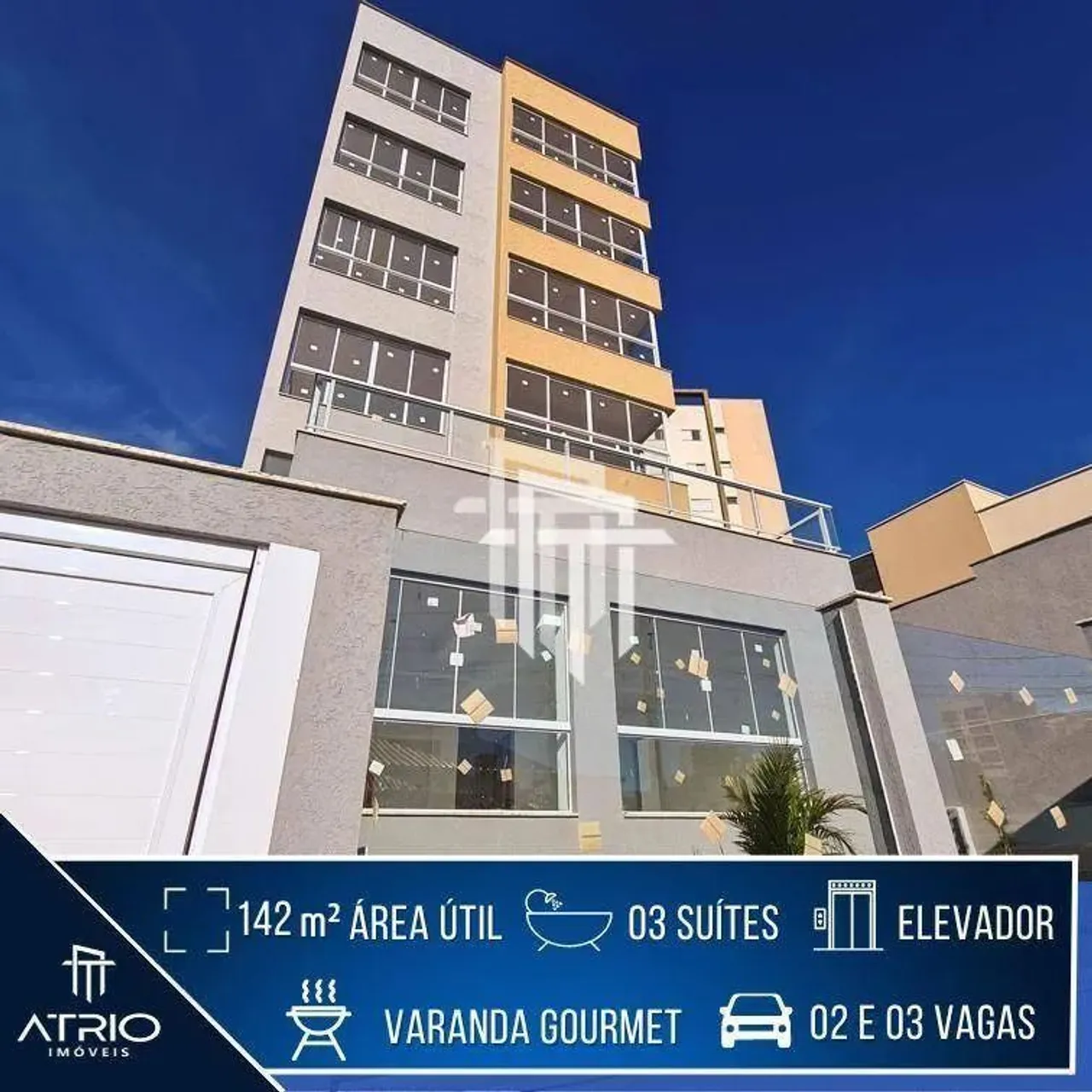 Apartamento com 3 dormitórios para alugar, 142 m² por R$ 3.000,00/mês - Jardim Country Clu