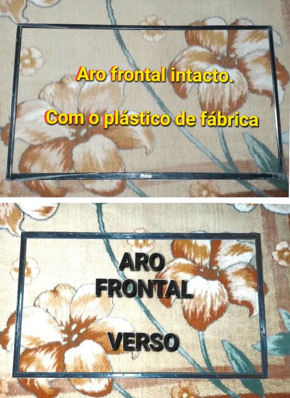 Aro Moldura frontal + suporte da tela ORIGINAL TV PHILCO 39" PTV39N92 PH39N91 Marcelo
