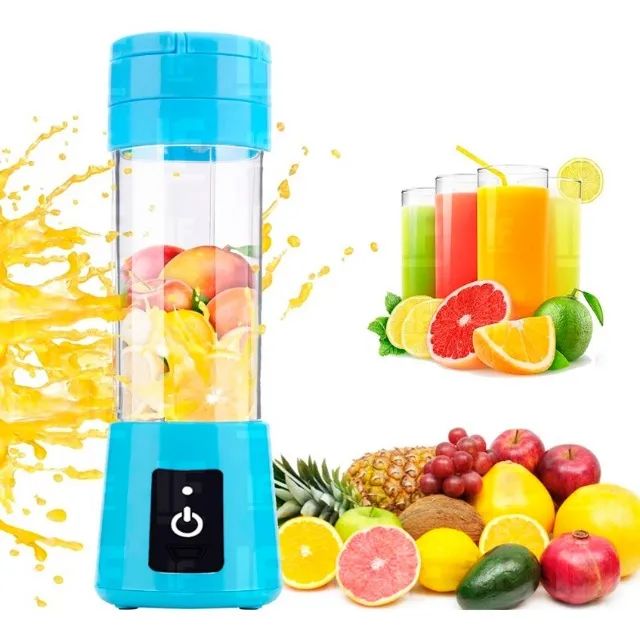 Mini Liquidificador Portátil Recarregável Mixer Usb Academia
