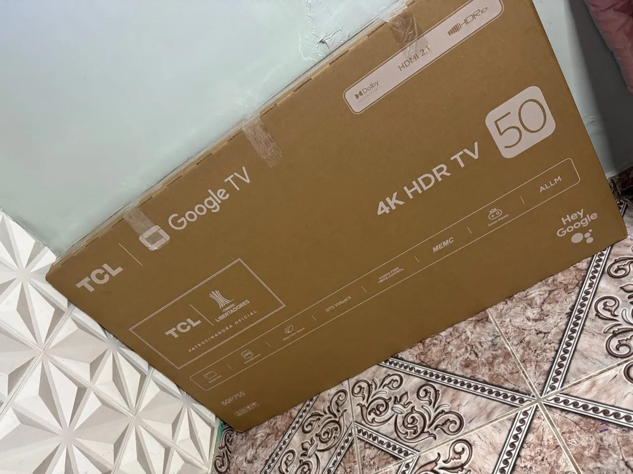 TV TCL 50 polegadas 4K HDR com Google TV