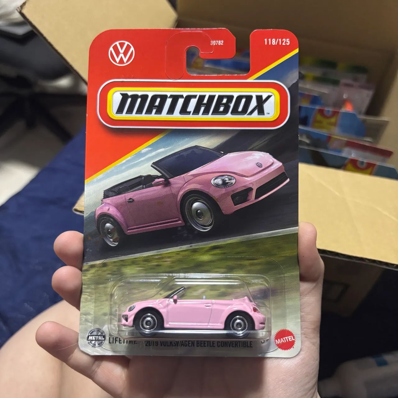 Matchbox 2019 Volkswagen Beetle Convertible Rosa (2025) - Hobbies