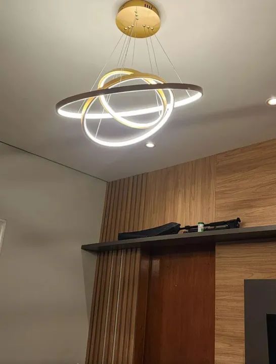 Lustre Moderno de aneis