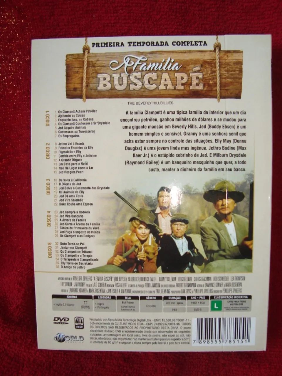 Box Dvd: A Família Buscapé - Primeira Temporada Completa - 5 Dvds