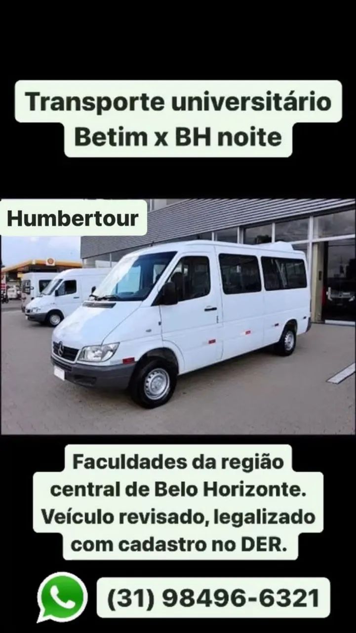 Transporte universitário/Viagens