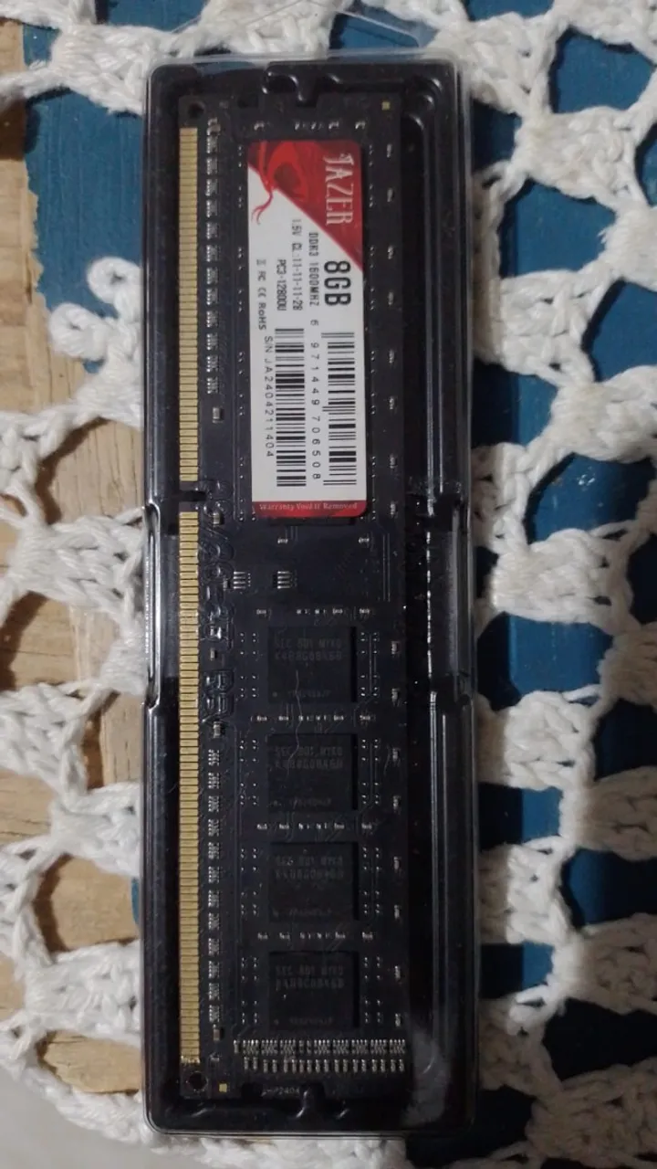 Vende-se Memoria DDR3 de 8GB frequencia 1600GHz