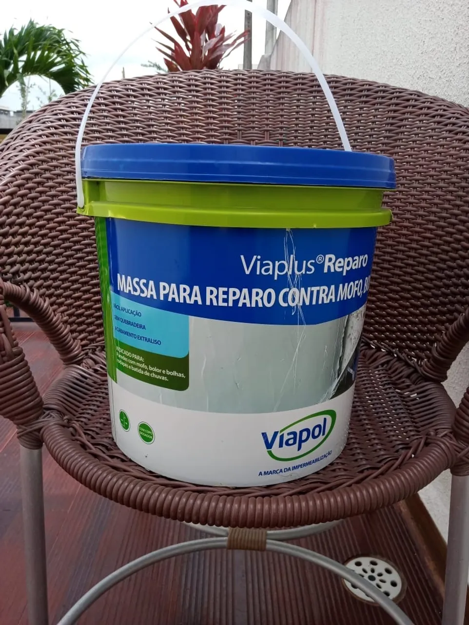 Massa Viaplus Reparo Contra Mofo - 4 Kg