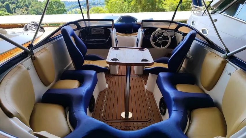 LANCHA PHOENIX 230 MOTOR 200HP 23 PÉS avalio trocas - Foto 6