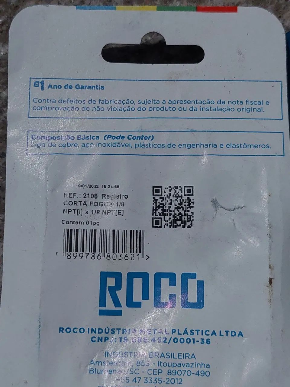 8un Registro Corta Fogo 1/8 NPT [I] x 1/8 NPT [E] - Foto 5