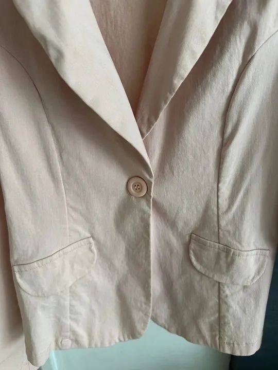 Blaser feminino rosa claro da Miroa - Foto 3