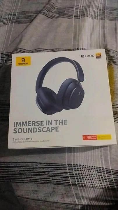 Fone de ouvido sem fio com cancelamento de ruído Baseus V5.3 tipo-C - Foto 2