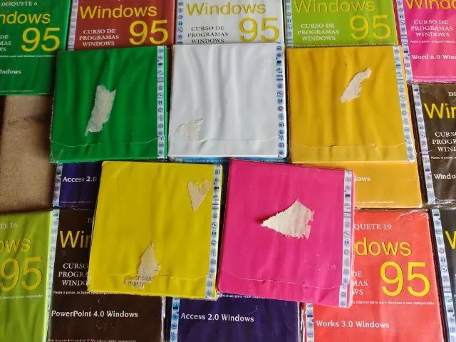Coleção Windows 95 - 30 Disquetes Lacrados Coleção Completa do Curso de Programação - Foto 3