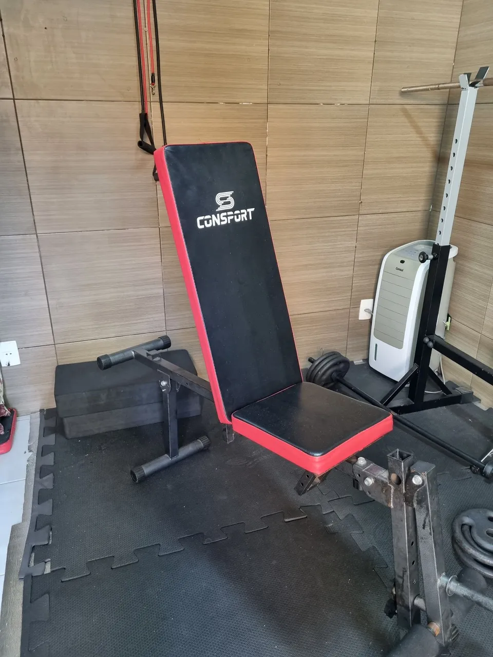 Banco de musculação ajustável
