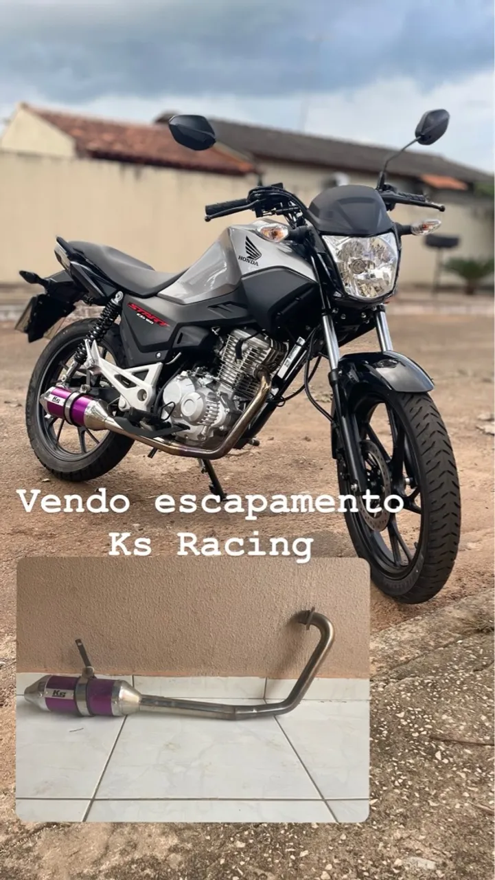 Vendo escapamento Ks racing 150/160