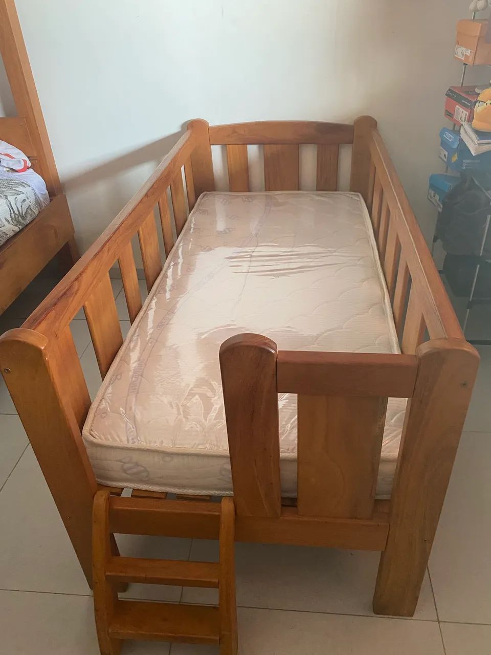 Cama infantil de madeira - Foto 3