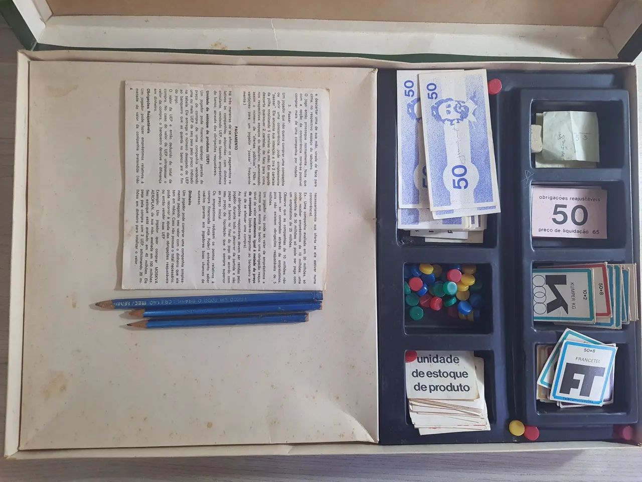 Edição antiga do jogo de tabuleiro "O Jogo do Poder" - Foto 3