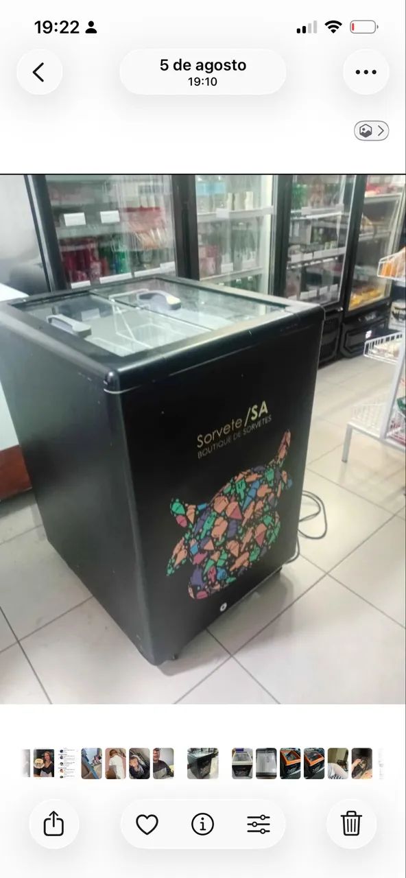 Freezer expositor 