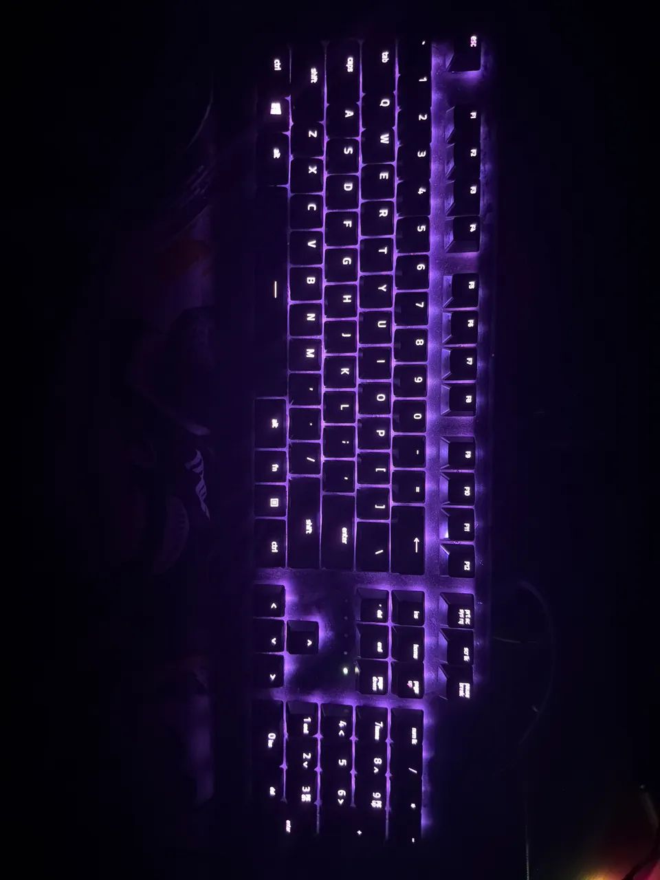 Teclado Razer Huntsman 1 geração - Switch Roxo - Foto 2