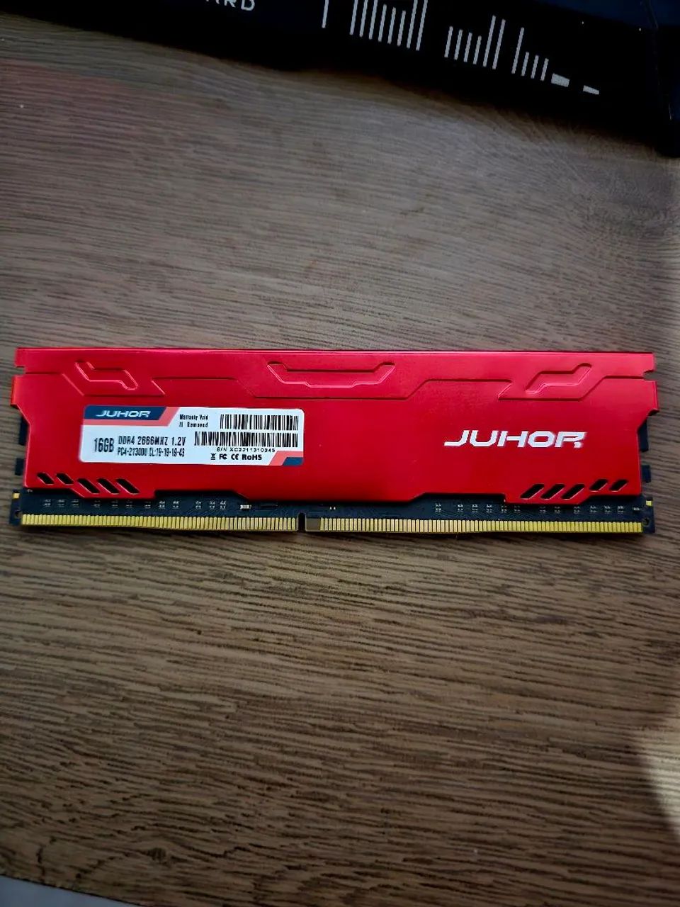 Memoria Ram Juhor 16gb 3200mhz usada